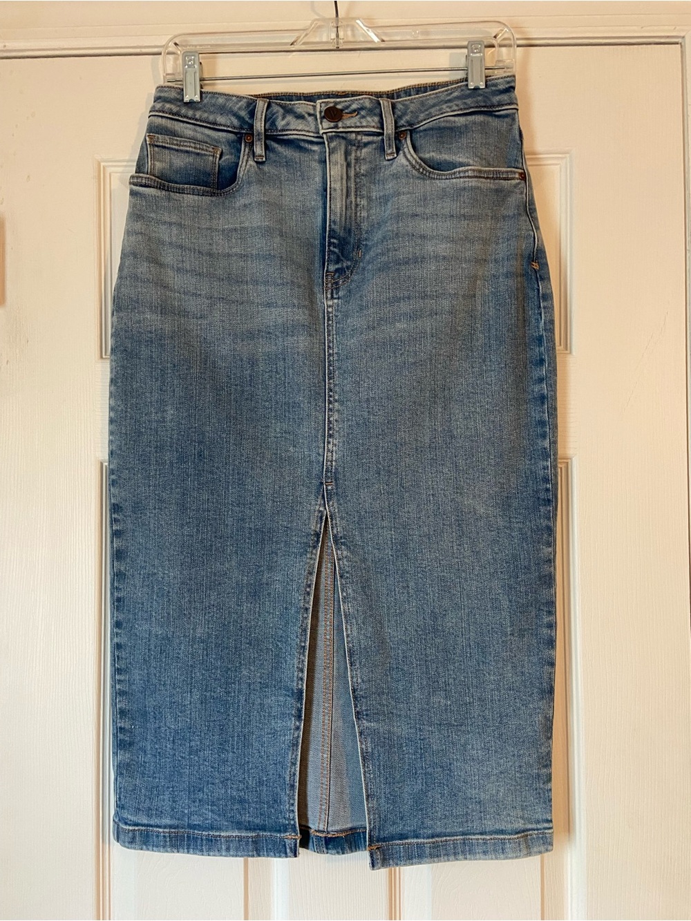 Venus Women's Denim/Jean Skirt with Front Slit